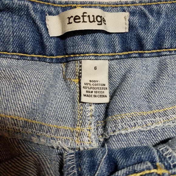 Refuge Brand Denim Mini Skirt - Picture 3 of 8